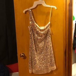 **NWT Gold sequin cocktail dress